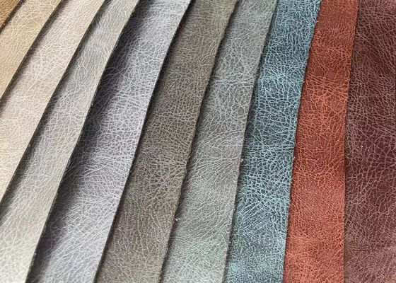 Foil Printed Suede Fabric Bronzing Sofa Rajutan Teknik