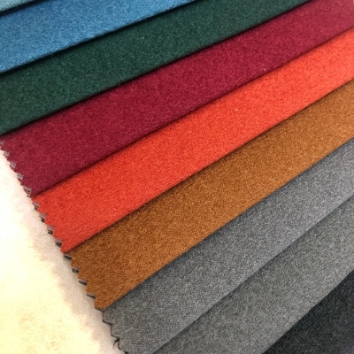 100% Polyester Beludru Sofa Kain Warp Knitting Imitasi Suede