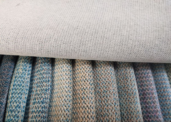Benang Dicelup 100 Polyester Linen Fabric