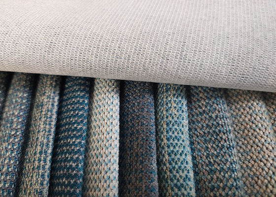 Benang Dicelup 100 Polyester Linen Fabric